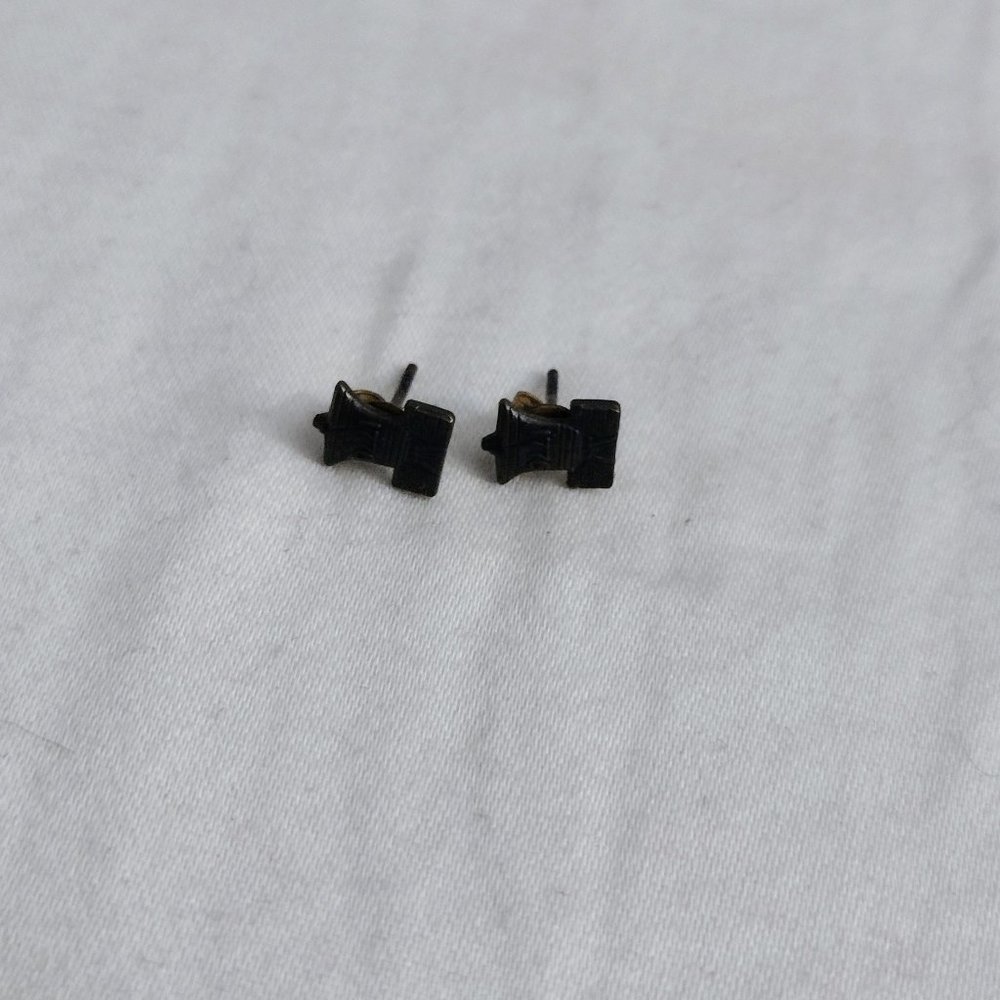 bell vintage antique earrings fourth of july holiday cute minimalist studs